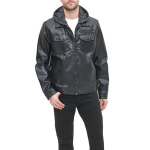 $160 Levi's Faux Leather Midweight Jacket